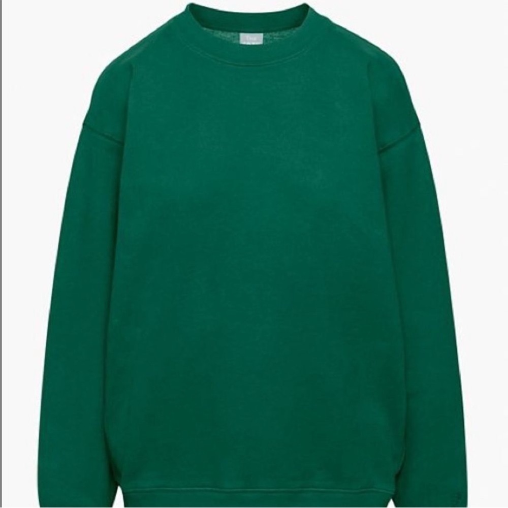 Aritzia Tna Crewneck Sweatshirt Green